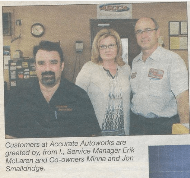 Accurate Autoworks owner and employee